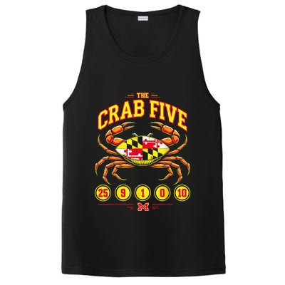 The Crab Five Crab Flag Maryland PosiCharge Competitor Tank