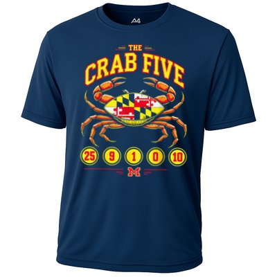 The Crab Five Crab Flag Maryland Performance Shirt