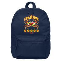 The Crab Five Crab Flag Maryland 16 in Basic Backpack