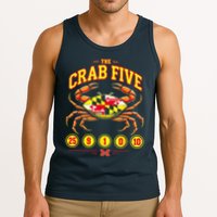 The Crab Five Crab Flag Maryland Tank Top
