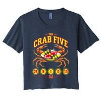 The Crab Five Crab Flag Maryland Crop Top