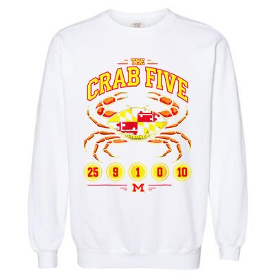 The Crab Five Crab Flag Maryland Garment-Dyed Sweatshirt