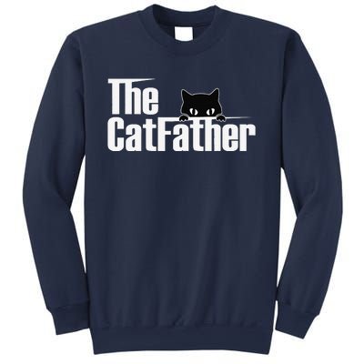 The Catfather Funny Cute Cat Father Sweatshirt