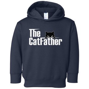 The Catfather Funny Cute Cat Father Toddler Hoodie