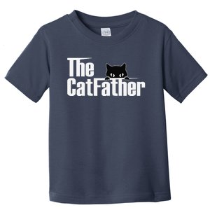 The Catfather Funny Cute Cat Father Toddler T-Shirt