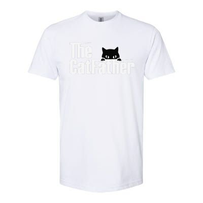 The Catfather Funny Cute Cat Father Softstyle® CVC T-Shirt