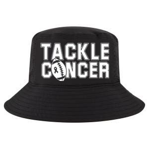 Tackle Cancer Football Ribbon Breast Cancer Awareness Cool Comfort Performance Bucket Hat