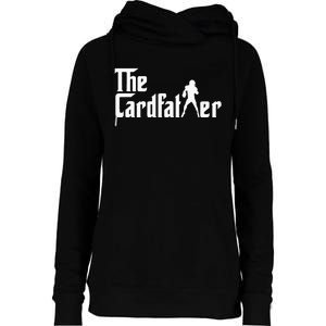 The Cardfather Funny Football Card Collector Trading Cards Womens Funnel Neck Pullover Hood