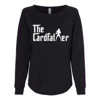 The Cardfather Funny Football Card Collector Trading Cards Womens California Wash Sweatshirt