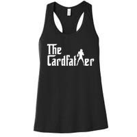 The Cardfather Funny Football Card Collector Trading Cards Women's Racerback Tank