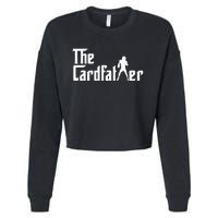 The Cardfather Funny Football Card Collector Trading Cards Cropped Pullover Crew