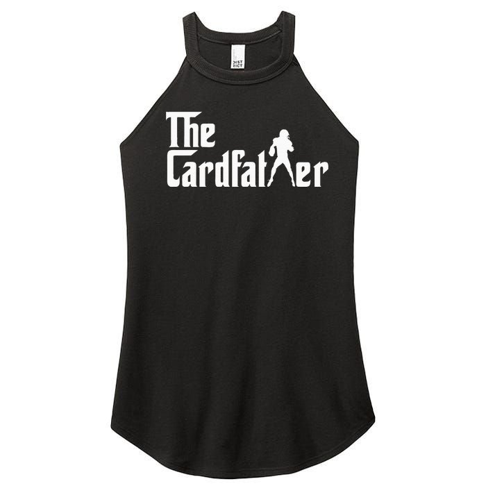 The Cardfather Funny Football Card Collector Trading Cards Women's Perfect Tri Rocker Tank