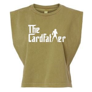 The Cardfather Funny Football Card Collector Trading Cards Garment-Dyed Women's Muscle Tee