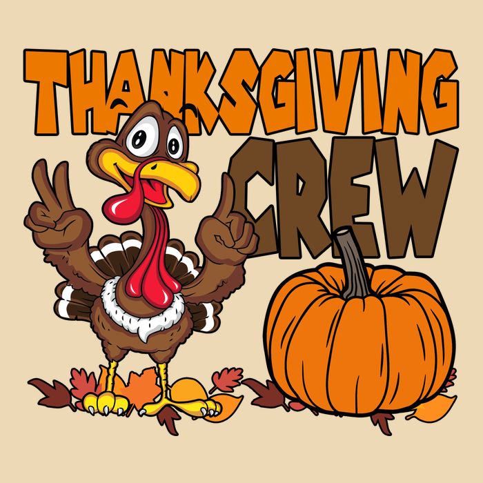 Thanksgiving Crew Funny Turkey Fall Drawstring Bag