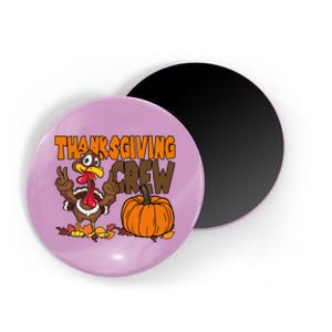 Thanksgiving Crew Funny Turkey Fall Magnet