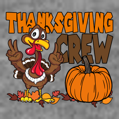 Thanksgiving Crew Funny Turkey Fall T-Shirt