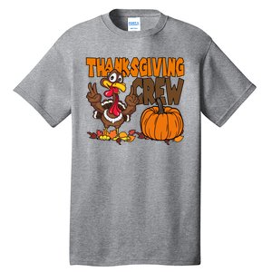 Thanksgiving Crew Funny Turkey Fall Tall T-Shirt