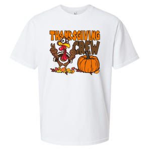 Thanksgiving Crew Funny Turkey Fall Sueded Cloud Jersey T-Shirt