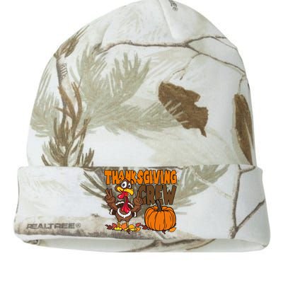 Thanksgiving Crew Funny Turkey Fall Kati Licensed 12" Camo Beanie