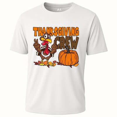 Thanksgiving Crew Funny Turkey Fall Performance Shirt