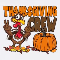 Thanksgiving Crew Funny Turkey Fall Adult Drive Performance Visor