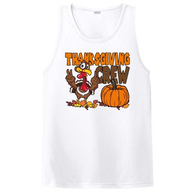 Thanksgiving Crew Funny Turkey Fall PosiCharge Competitor Tank