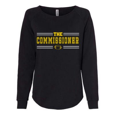 The Commissioner Football Logo Womens California Wash Sweatshirt