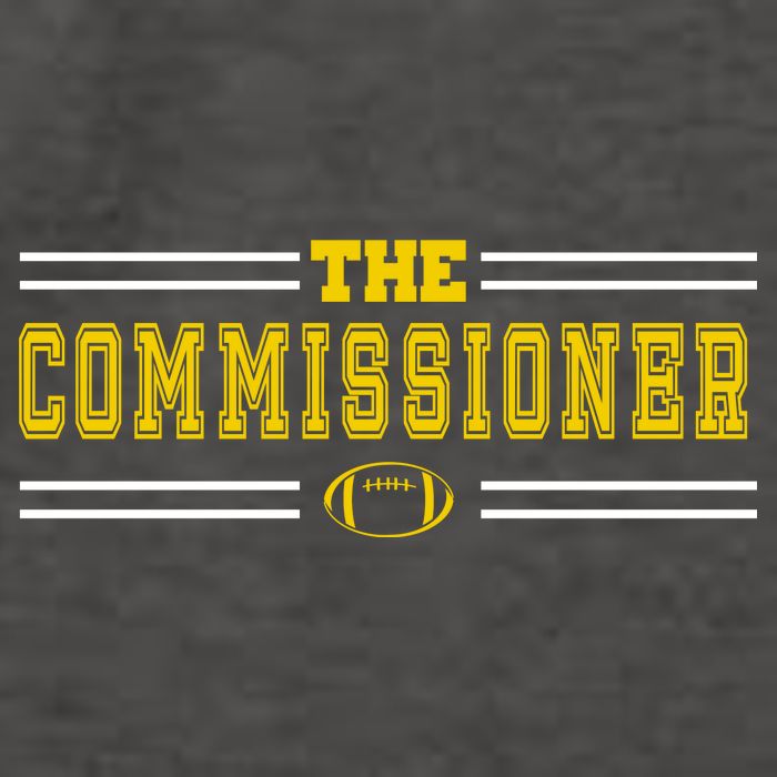 The Commissioner Football Logo Vector Backpack