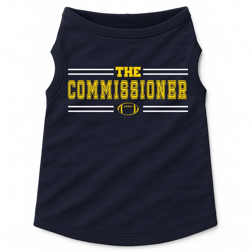 The Commissioner Football Logo Doggie Tank