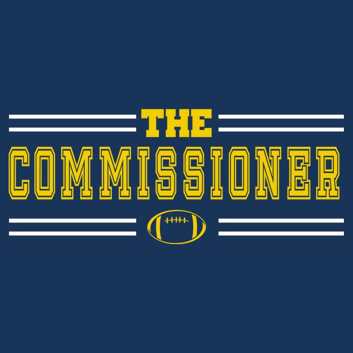 The Commissioner Football Logo T-Shirt