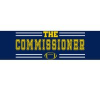 The Commissioner Football Logo Bumper Sticker