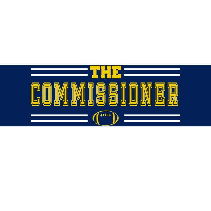 The Commissioner Football Logo Bumper Sticker