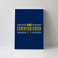 The Commissioner Football Logo Canvas