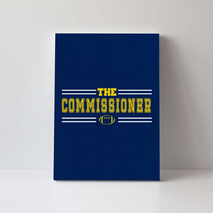 The Commissioner Football Logo Canvas