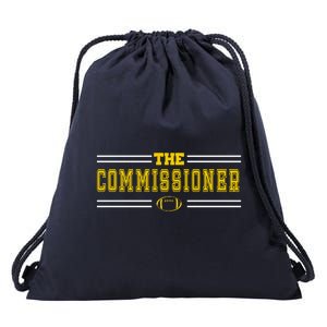 The Commissioner Football Logo Drawstring Bag