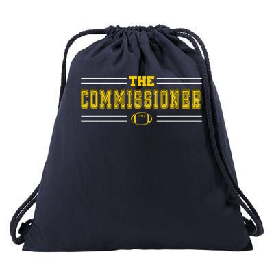 The Commissioner Football Logo Drawstring Bag