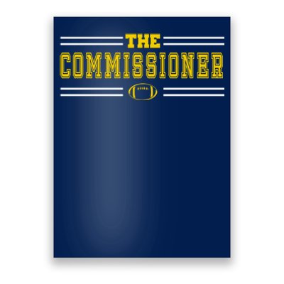 The Commissioner Football Logo Poster