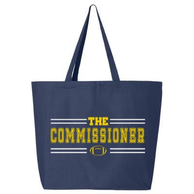 The Commissioner Football Logo 25L Jumbo Tote