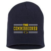 The Commissioner Football Logo Short Acrylic Beanie