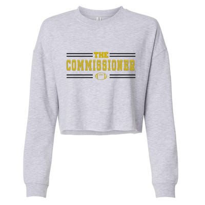 The Commissioner Football Logo Cropped Pullover Crew