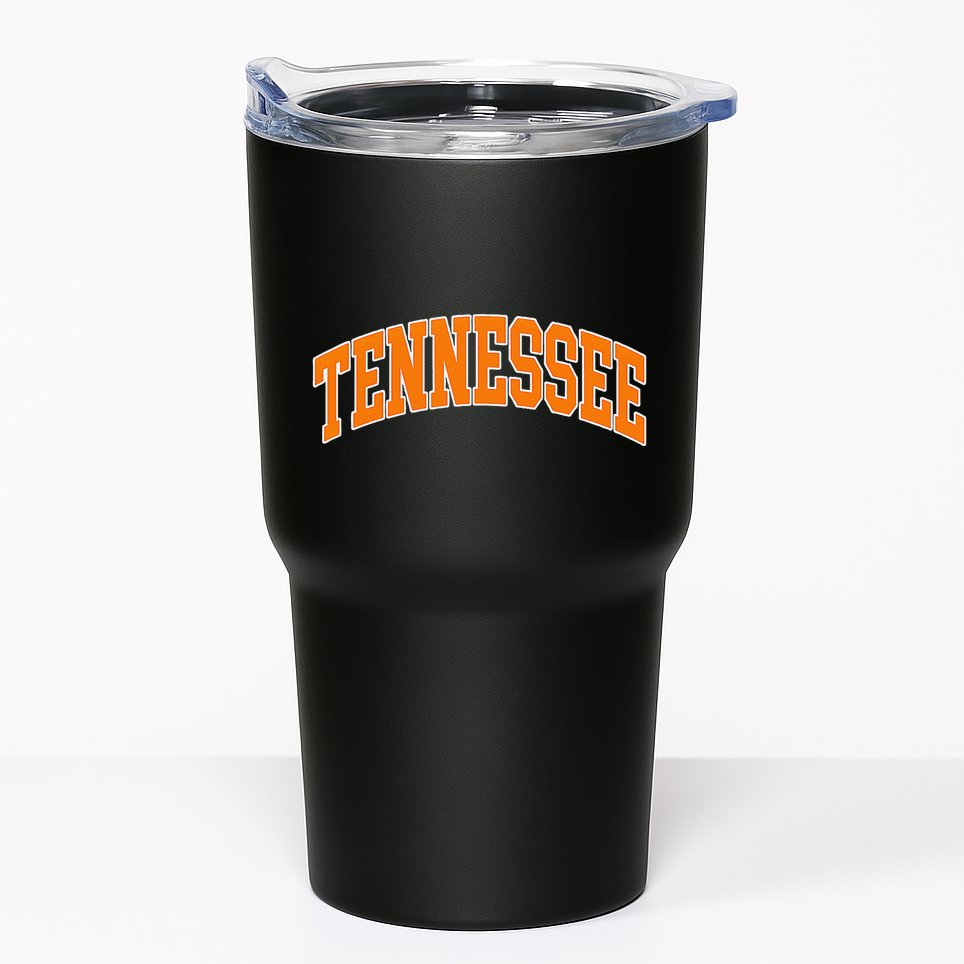 Tennessee Classic Font State Name Design Tumbler