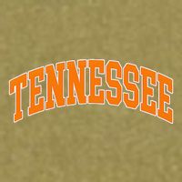 Tennessee Classic Font State Name Design Garment-Dyed Women's Muscle Tee