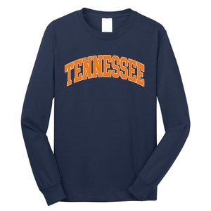 Tennessee Classic Font State Name Design Long Sleeve Shirt