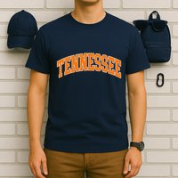 Tennessee Classic Font State Name Design T-Shirt