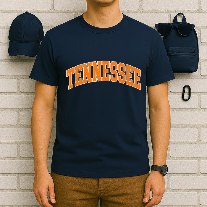 Tennessee Classic Font State Name Design T-Shirt