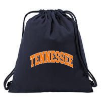 Tennessee Classic Font State Name Design Drawstring Bag