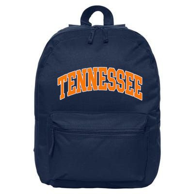 Tennessee Classic Font State Name Design 16 in Basic Backpack