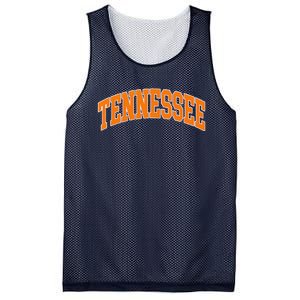 Tennessee Classic Font State Name Design Mesh Reversible Basketball Jersey Tank