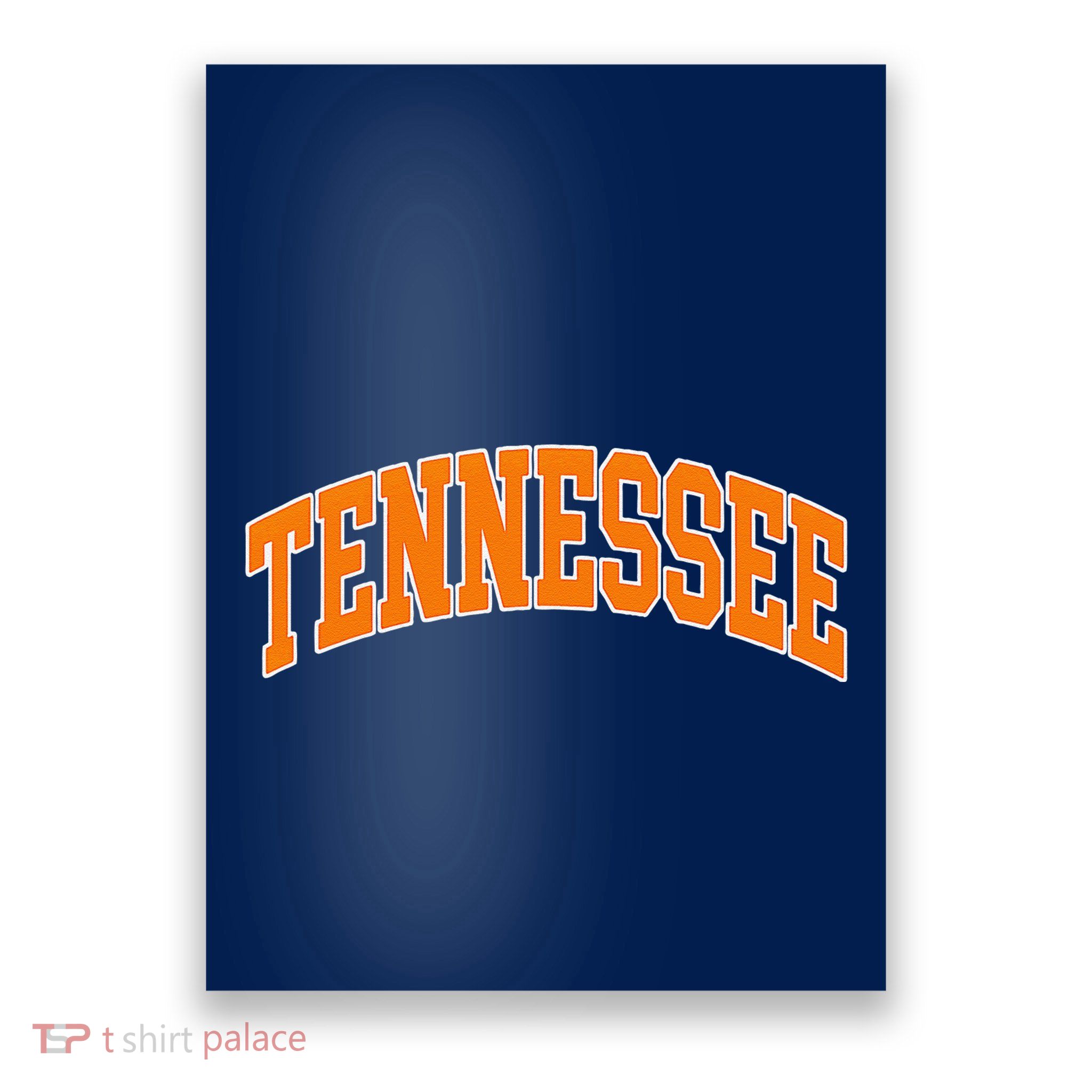 Tennessee Classic Font State Name Design Poster