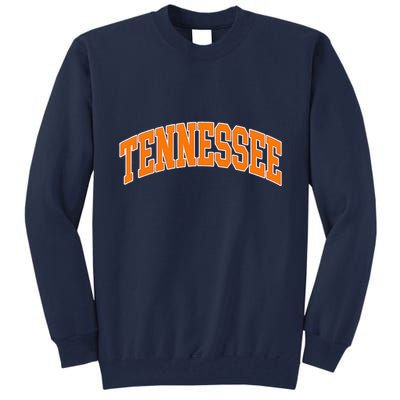 Tennessee Classic Font State Name Design Tall Sweatshirt